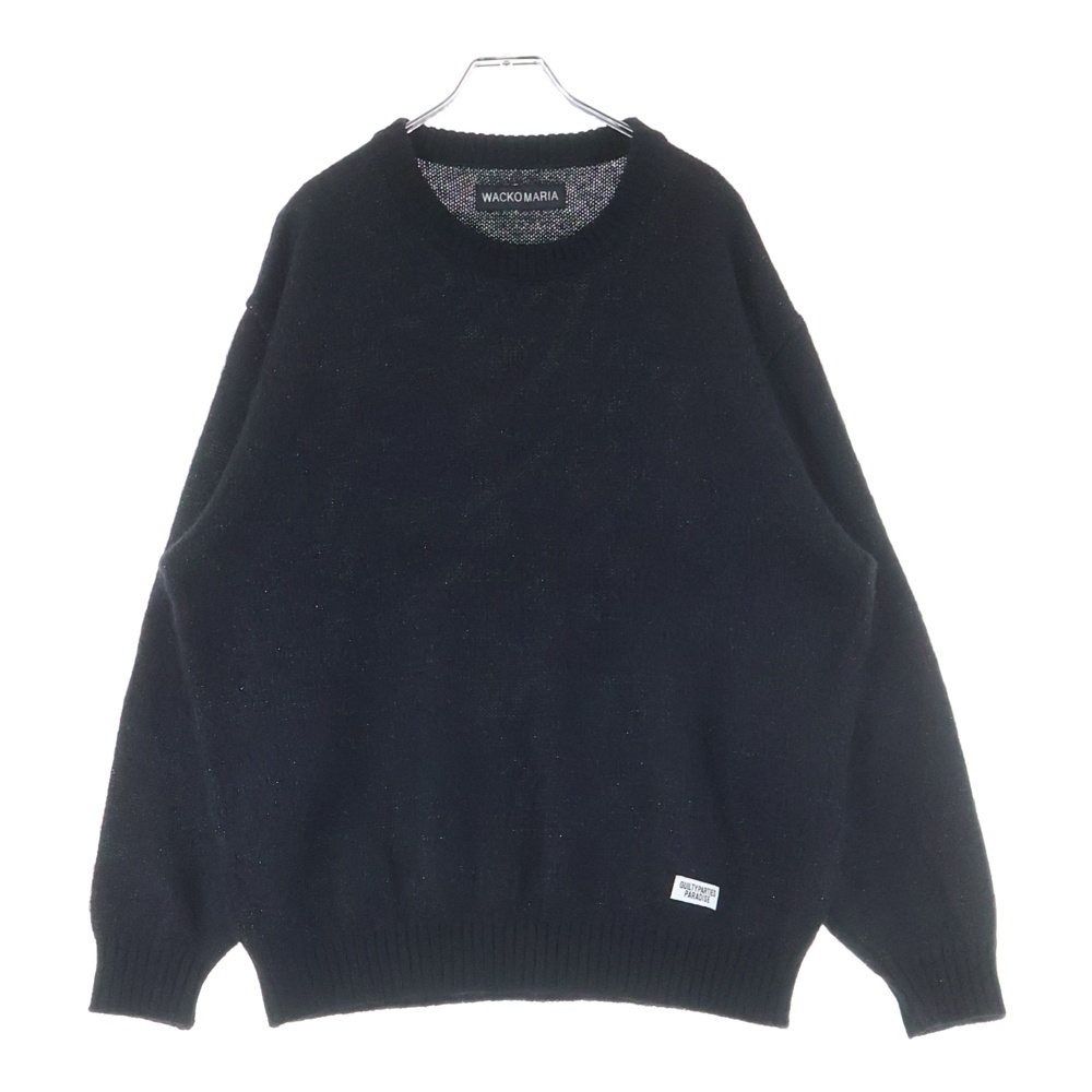 ワコマリア 24AW GLITTER MOHAIR KNIT SWEATER モヘアニット クルー