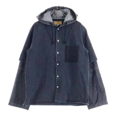 マルタンマルジェラ 18SS 八の字ライダースジャケット ブラック