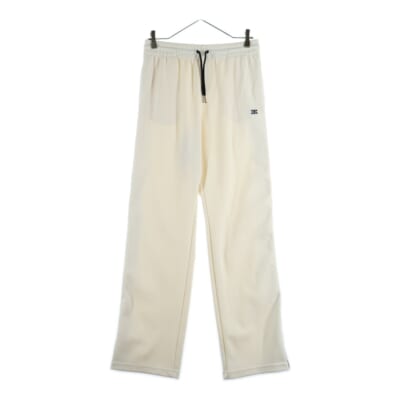 25SS トリオンフ刺繍 サイドライン トラックパンツ ホワイト RP009121O.01EA Bランク