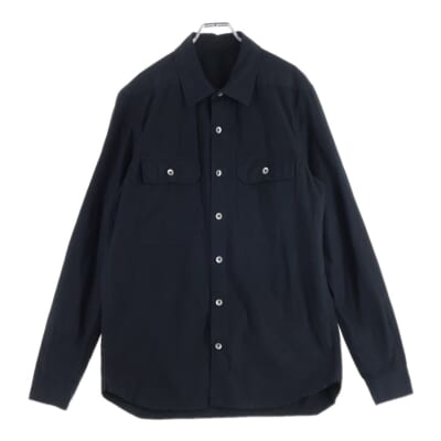 25SS OUTER SHIRT コットン 長袖シャツ ブラック DU01E3296-P Bランク