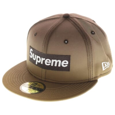 23SS ×NEW ERA Gradient Box Logo ニューエラ グラディエント ボックス ロゴ ベースボールキャップ 帽子 ブラウン Aランク