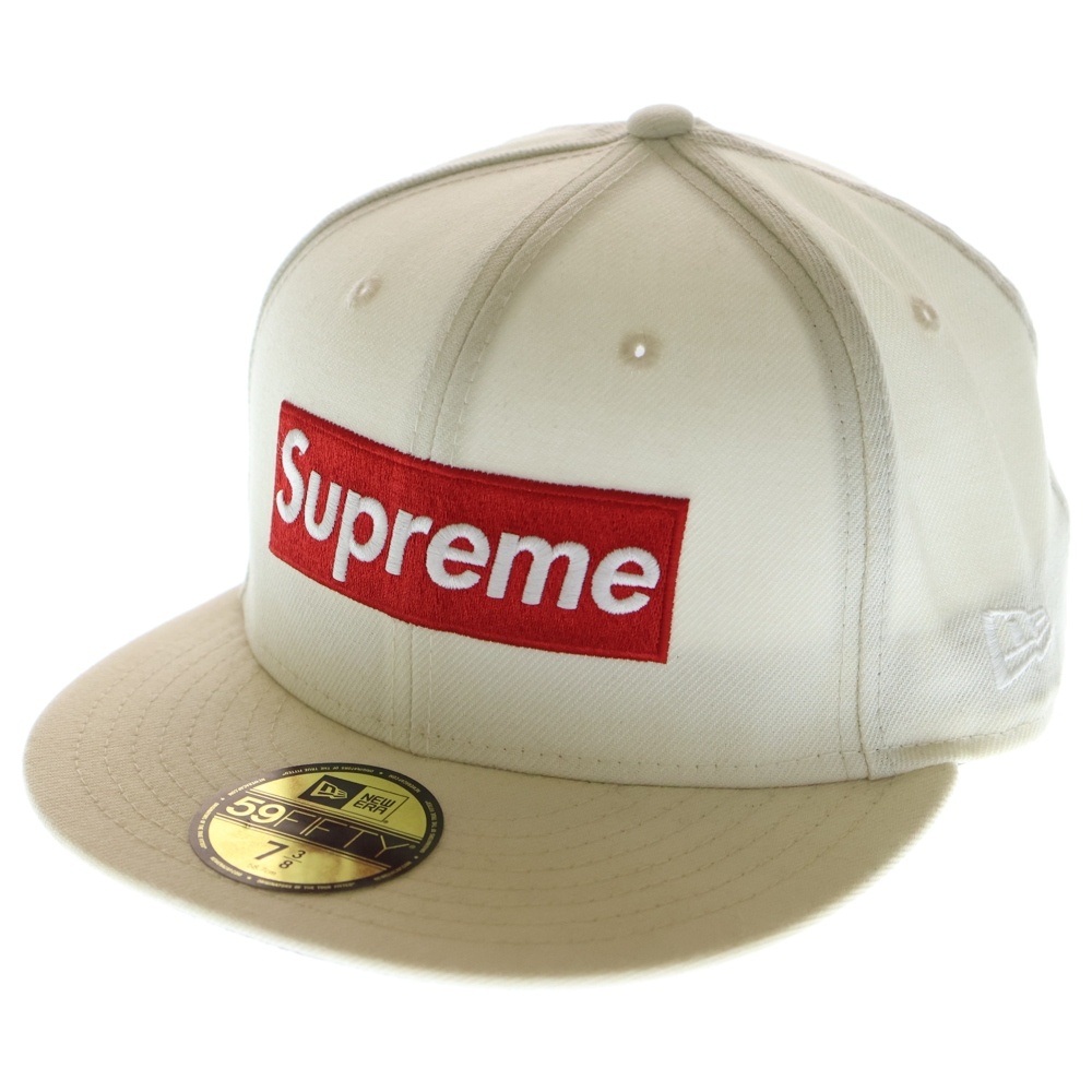 20AW ×NEW ERA World Famous Box Logo ニューエラ ワールドフェイマス ボックスロゴ ベースボールキャップ ホワイト Bランク