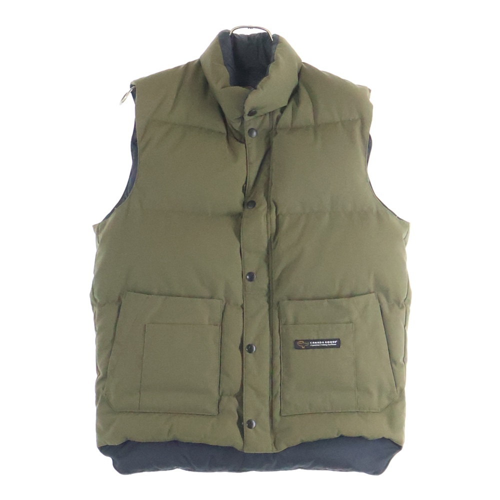 FREESTYLE DOWN VEST フリースタイル ジップアップダウンベスト カーキ 2830JM Bランク