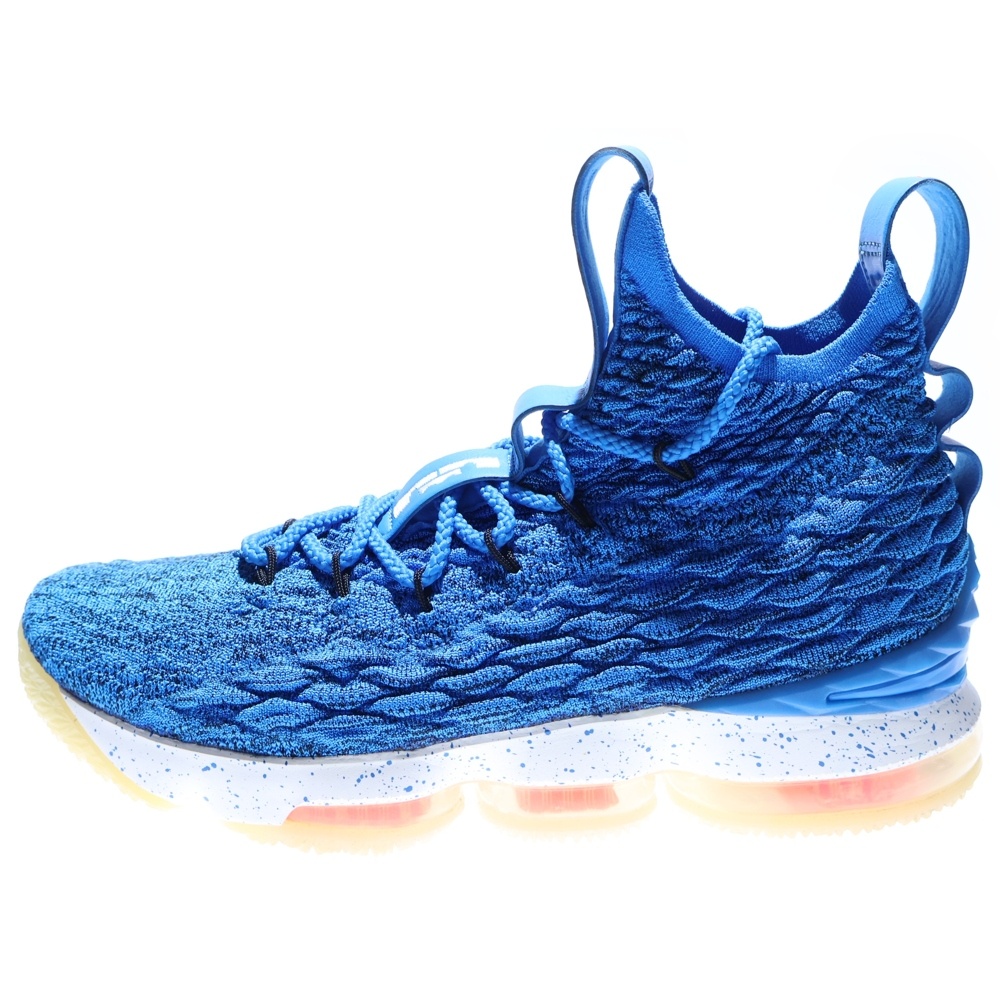 LEBRON XV EP レブロン15 ブルー ハイカットスニーカー US8.5/26.5cm AO1754-400 Bランク