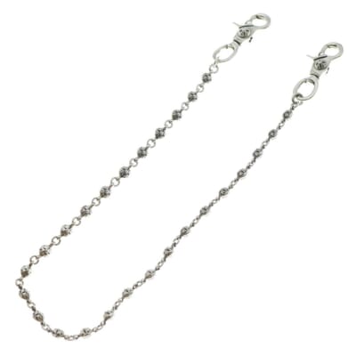 1BALL LONG-T/2クリップロング#1クロスボール ウォレットチェーン シルバー BCA385 Bランク