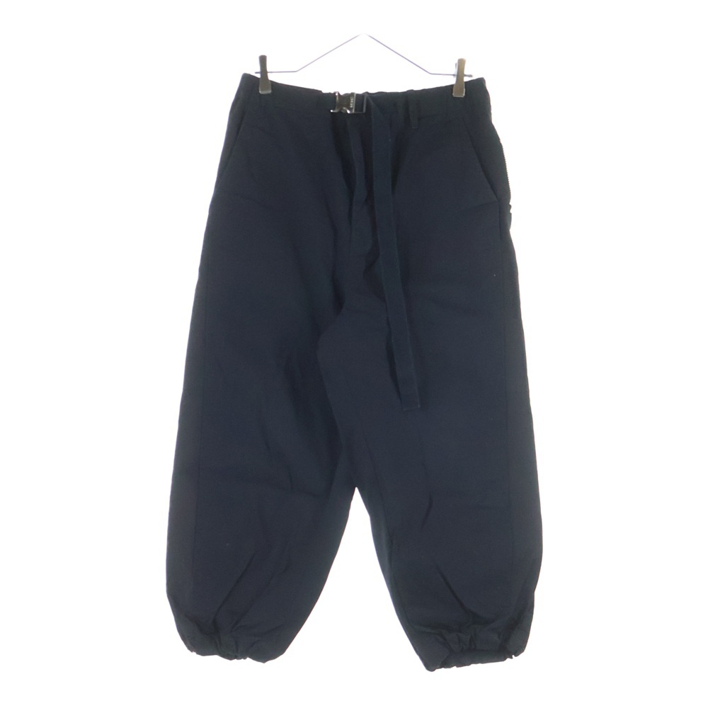 サカイ 21SS Cotton Oxford Pants ベルト付き コットン ジョガーパンツ