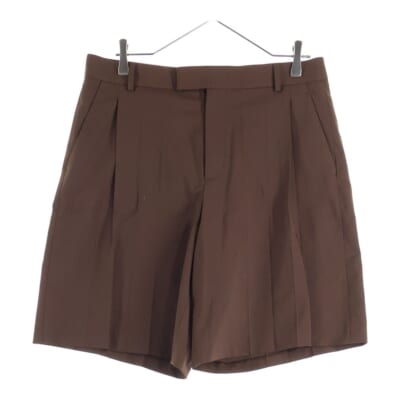 ウール1タックトラウザーショーツ パンツ ブラウン VV0RDB286DP Bランク
