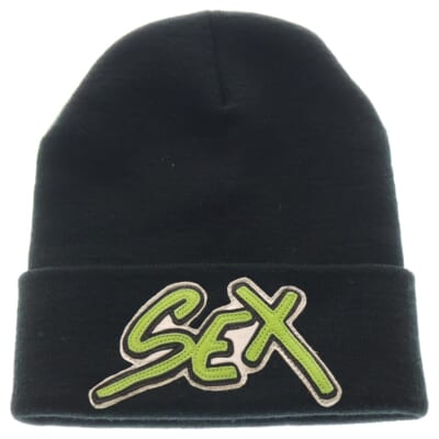 Matty Boy Sex Beanie マッティボーイ セックス レコード ニット帽 ビーニー ブラック Aランク