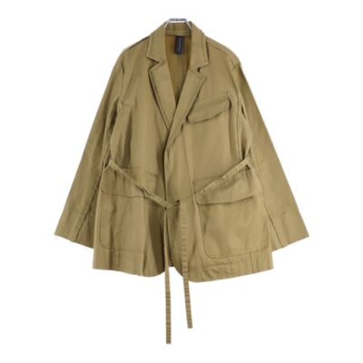 ダメージデザインジャケット テーラードジャケット ベージュ 61201170 Bランク