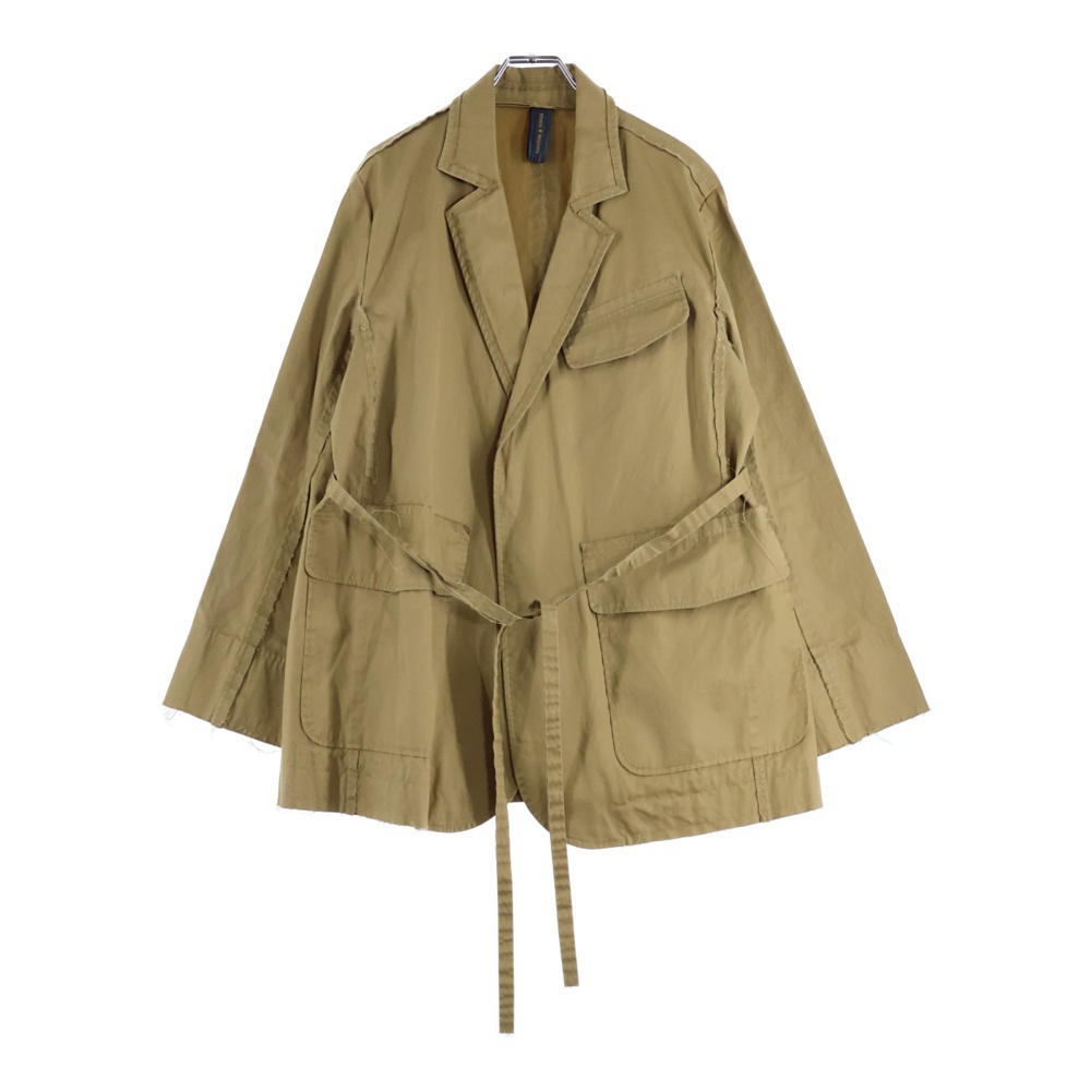 ダメージデザインジャケット テーラードジャケット ベージュ 61201170 Bランク