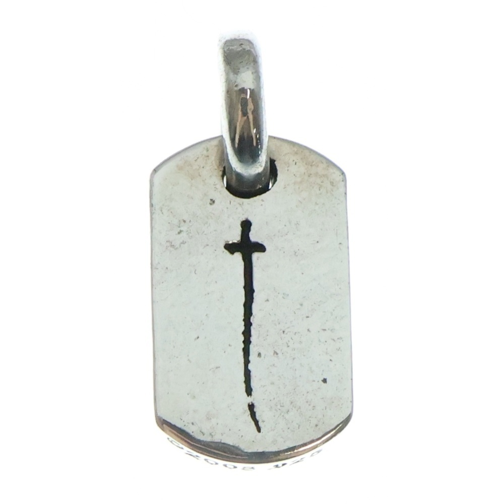 クロムハーツ D T TNY RS3 CRS タイニードッグタグRS3クロス RIDE ON