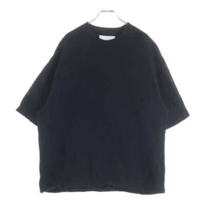 25SS Shoulder Zip T-SHIRT ショルダージップ半袖Tシャツ ブラック J22GC0199 J20258 Bランク