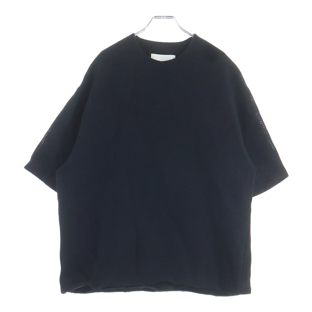 25SS Shoulder Zip T-SHIRT ショルダージップ半袖Tシャツ ブラック J22GC0199 J20258 Bランク
