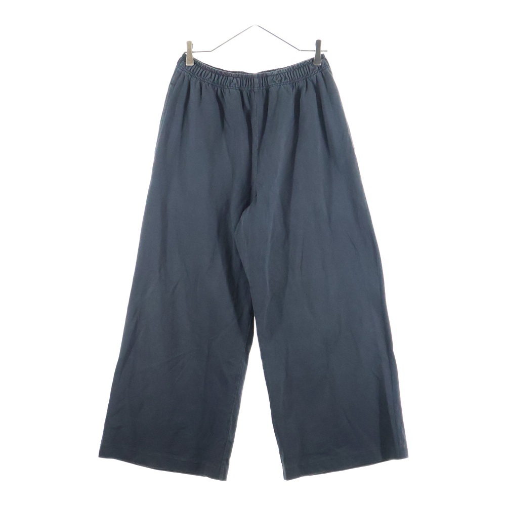 ワンポイントロゴ ワイド スウェットパンツ ブラック CK0121 Bランク