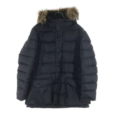 CLUNY GIUBBOTTO クラニー ファーダウンジャケット ブラック F20911B52502 Bランク