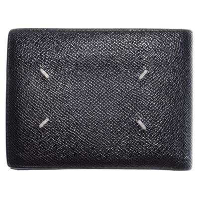 4ステッチ フリップフラップコンパクトウォレット ブラック SA1UI0019 Bランク