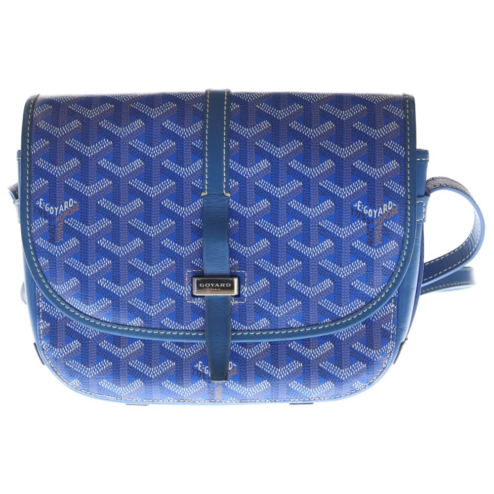 ベルヴェデーレ PM レザーショルダーバッグ ブルー Bランク