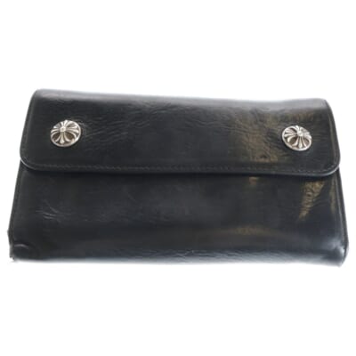 WAVE ウェーブ レザーウォレット 財布 ブラックBCA374 Bランク