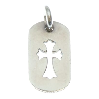 D TAG SML CO CRS カットアウトクロスドッグタグ スモール ペンダントトップ シルバー BCA242 Bランク
