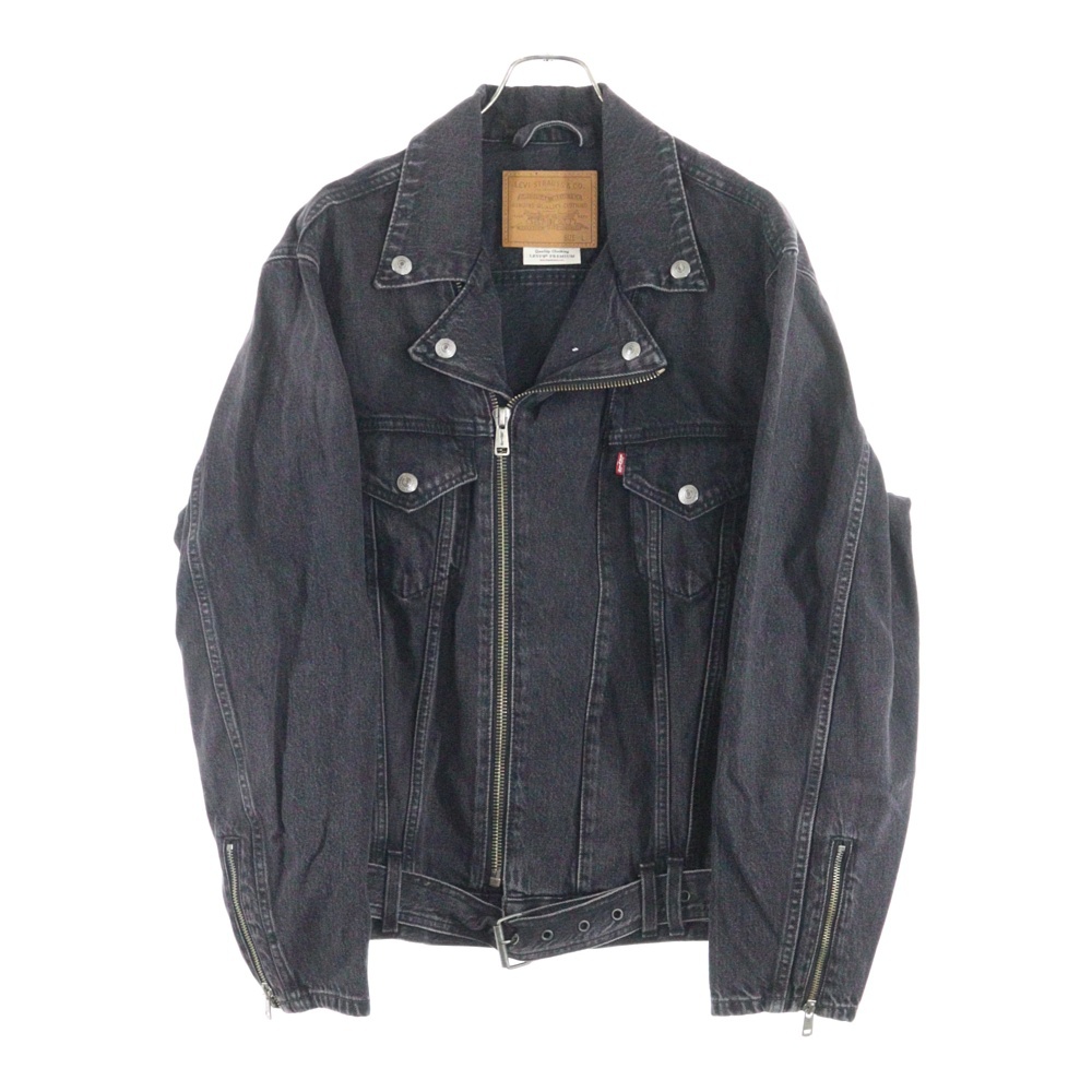 MOTO TRUCKER JACKET モト トラッカー デニム ライダース ジャケット ブラック 26463-0001 Bランク