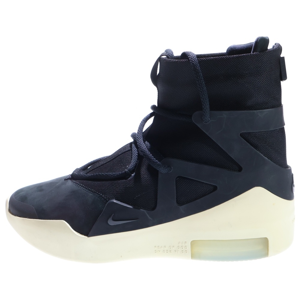 AIR FEAR OF GOD 1 エアフィアオブゴッド1 ハイカットスニーカー ブラック/ホワイト US11/29cm AR4237-001 Bランク