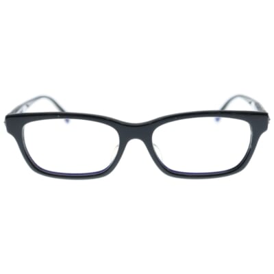 DROP BOX ドロップボックス CHプラステンプル ウェリントンフレーム メガネ サングラス 眼鏡 ブラック Bランク