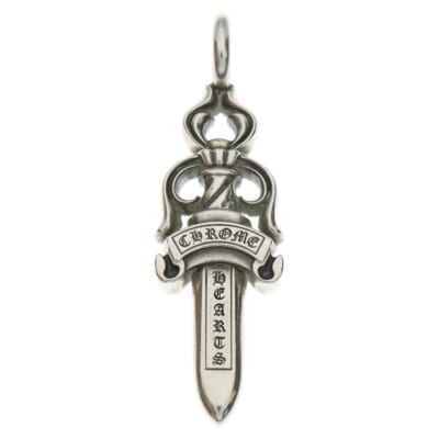 DOUBLE DAGGER ダブルダガーペンダントトップ シルバー BCA251 Bランク