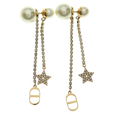 Dior Tribales スター トライバル パール×ラインストーン ゴールド E1270TRICY_D301 Bランク