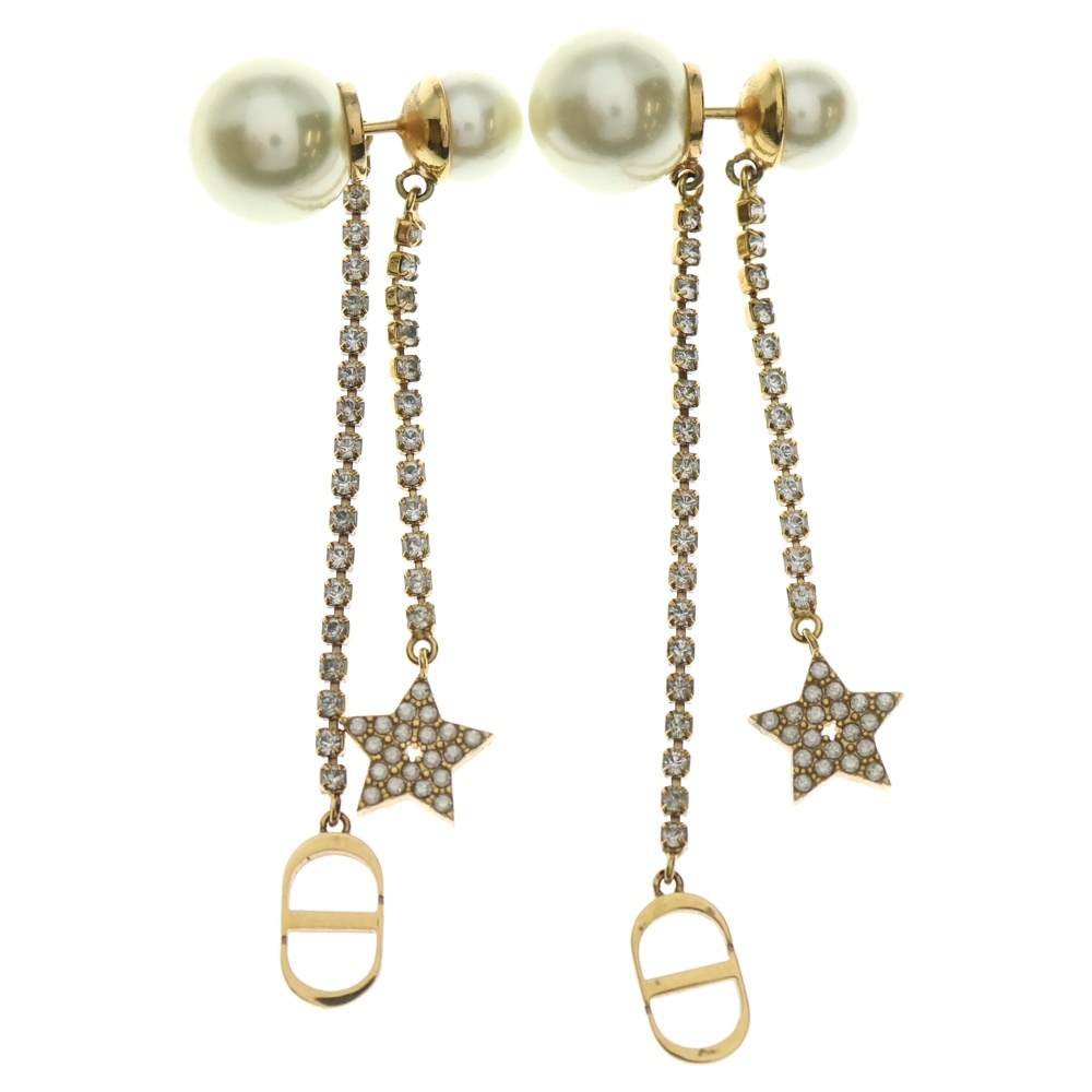 Dior Tribales スター トライバル パール×ラインストーン ゴールド E1270TRICY_D301 Bランク