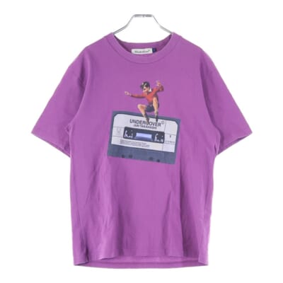 20SS JUN TAKAHASHI CASSETTE BOY FRONT PRINT TEE カセットテープ グラフィック Tシャツ 半袖カットソー パープル Bランク