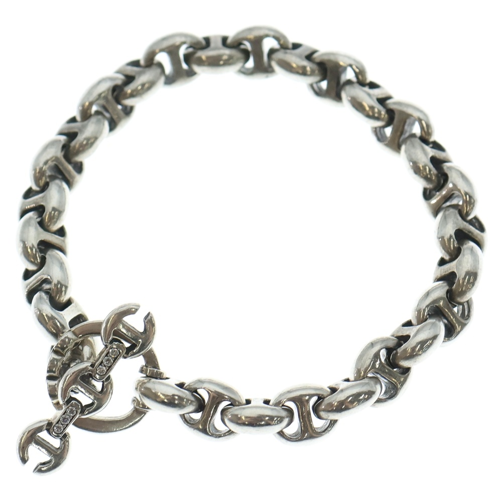 10MM OPEN-LINK BRACELET オープンリンク ブレスレット シルバー/ダイヤ Bランク