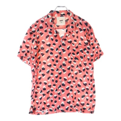 Animal Aloha Shirts アニマルアロハシャツ ポルカドット ピンク Bランク