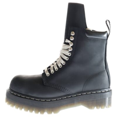 ×Dr.Martens QUAD SOLE STEEL TOE BOOT ドクターマーチン クアッドソール スチールトゥブーツ ブラック Sランク