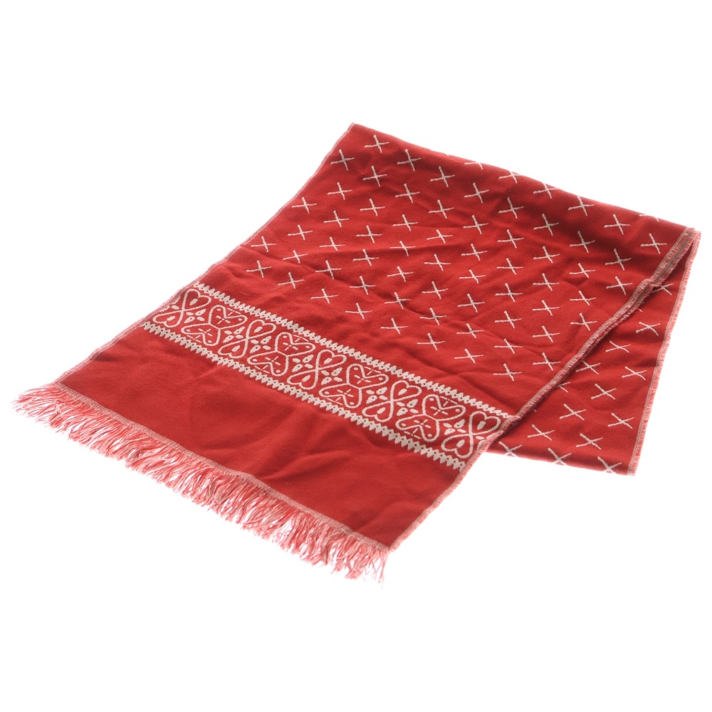 オリジナルフェイク KAWS カウズ ストール マフラー レッド 買取実績