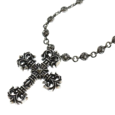 #1 CRSBL CHN FILIG CRS クロスボールチェーン フィリグリークロスSML ネックレス シルバー Bランク