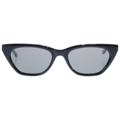 ×Maison Margiela MM208 アセテートフレーム キャットアイサングラス アイウェア ブラック Sランク