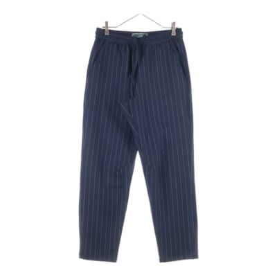 ポケットロゴ刺繍 ストライプ トラックパンツ ネイビー 23-030-060-0011-3-0 Bランク