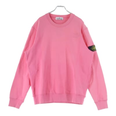 Sweatshirt ロゴワッペン クルーネックスウェットトレーナー ピンク 731563020 Aランク