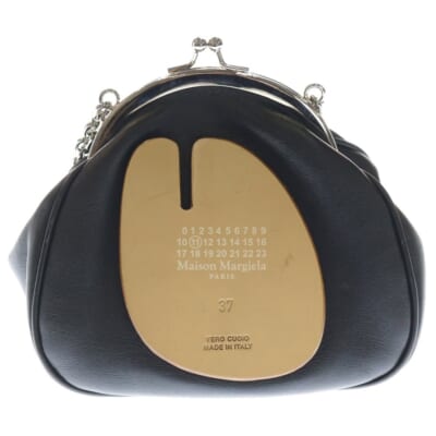 TABI フレーム がま口バッグ チェーンウォレット ショルダーバッグ ブラック SB3WG0038 Bランク