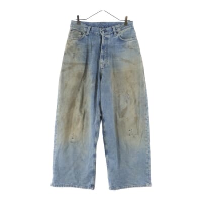 2023 Penicillin スーパーバギーフィットジーンズ ワイドデニムパンツ インディゴ C00054 Bランク