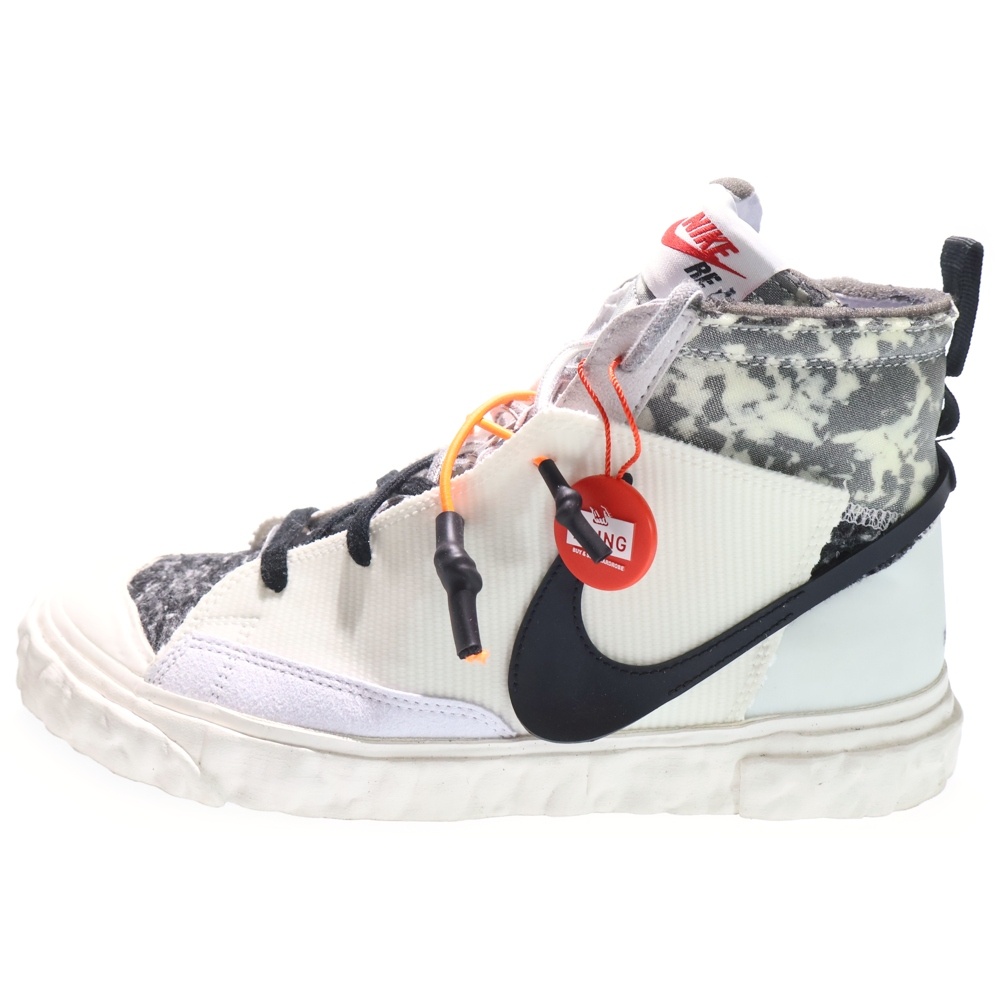 ×READYMADE BLAZER MID レディメイド ブレザー ハイカットスニーカー ホワイト US8.5/26.5cm CZ3589-100 Aランク