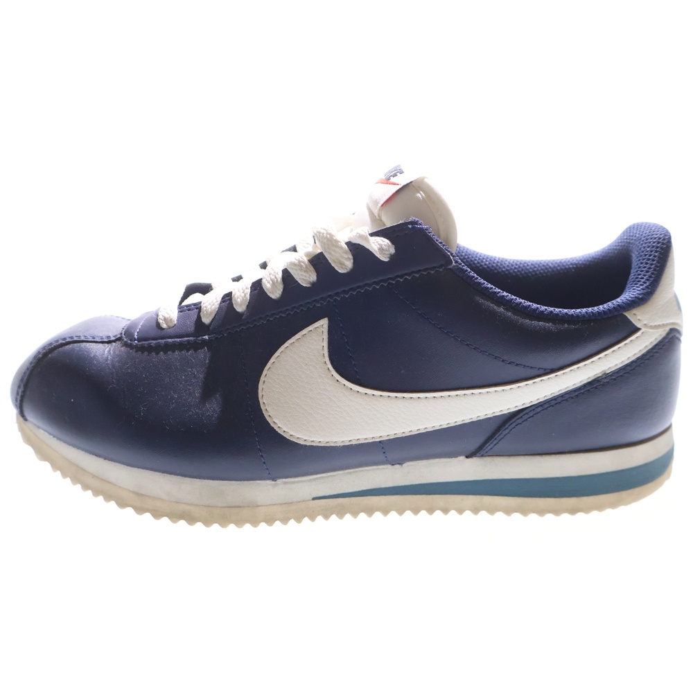 CORTEZ コルテッツ レザー ローカット スニーカー ネイビー US8/26cm DM4044-400 Bランク