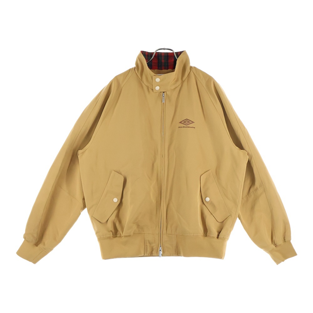 25SS ×UMBRO HARRINGTON JACKET ×アンブロ ハリントン ダブルジップ ブルゾン ジャケット ブラウン WM2571202 Aランク
