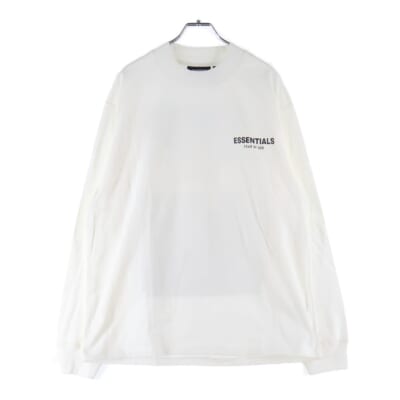 L/S T-SHIRT FLOWER フラワーフォト 長袖Tシャツ ホワイト Sランク