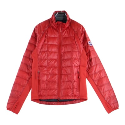 HYBRIDGE LITE JACKET ロゴワッペン ハイブリットライトダウンジャケット レッド 2701M Aランク