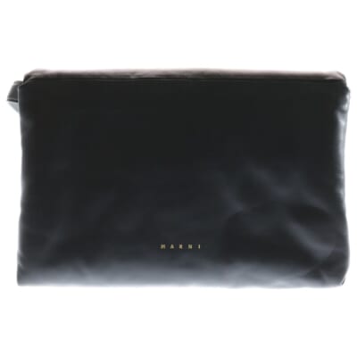 PRISMA SHOULDER BAG プリズマ スモール レザーショルダーバッグ ブラック SBMP0134UO Aランク
