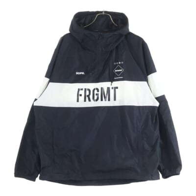 18AW×フラグメントデザイン トレーニング アノラックジャケット ブラック FCRB-189115 Bランク