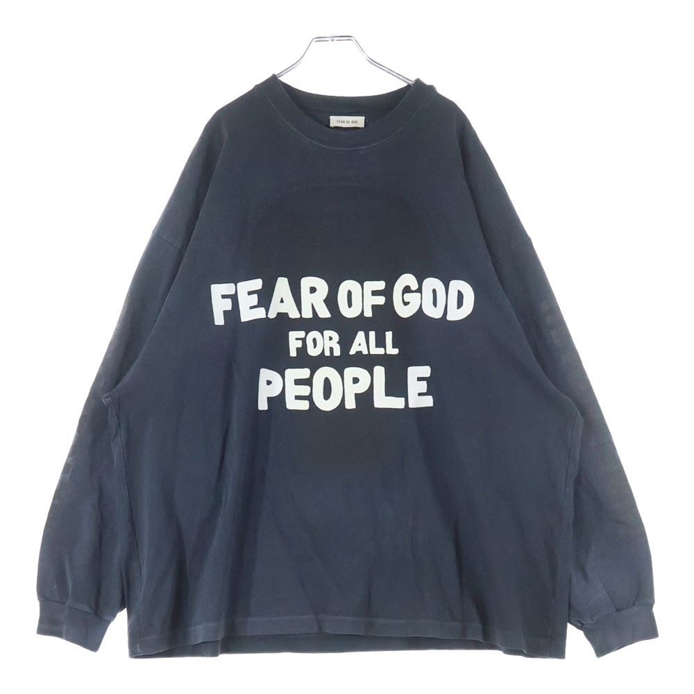 25AW Open Our Future long-sleeve T-shirt フロント長袖Tシャツ カットソー チャコール Sランク