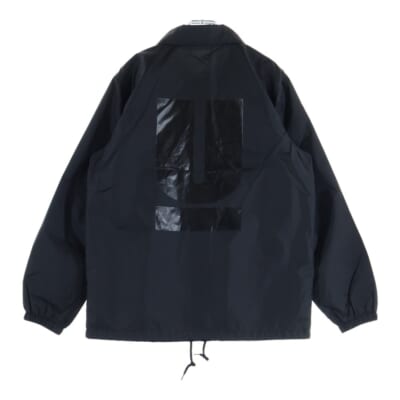 ナイロン ロゴプリント コーチジャケット ブラック 09207 Bランク