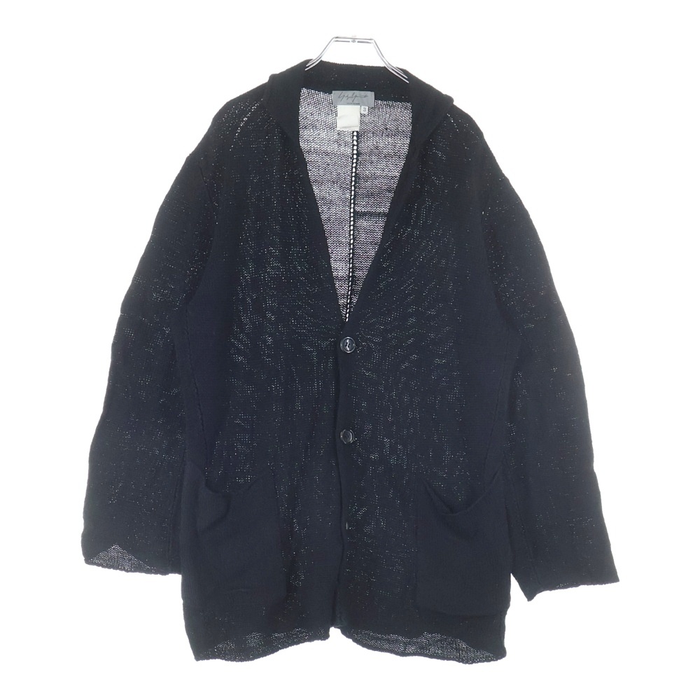 3B Knit Cardigan 3ボタンニットカーディガン 長袖ニットセーター ブラック Bランク